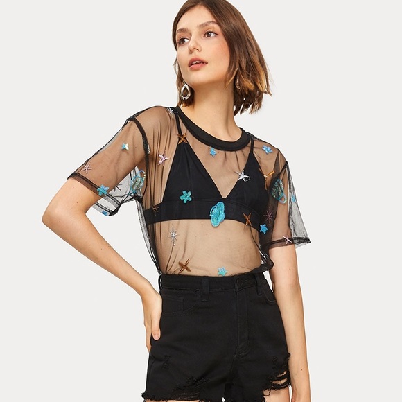 Planet mesh top 💫 - Picture 3 of 7